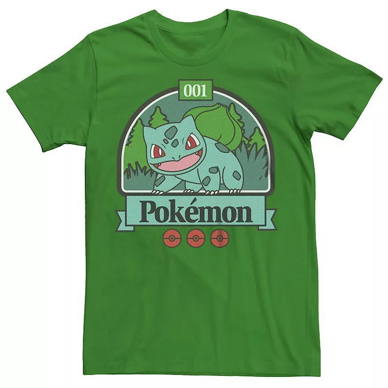 Men's Pokemon Forest Mode Bulbasaur Graphic Tee, Size: Medium, Kelly Product Image