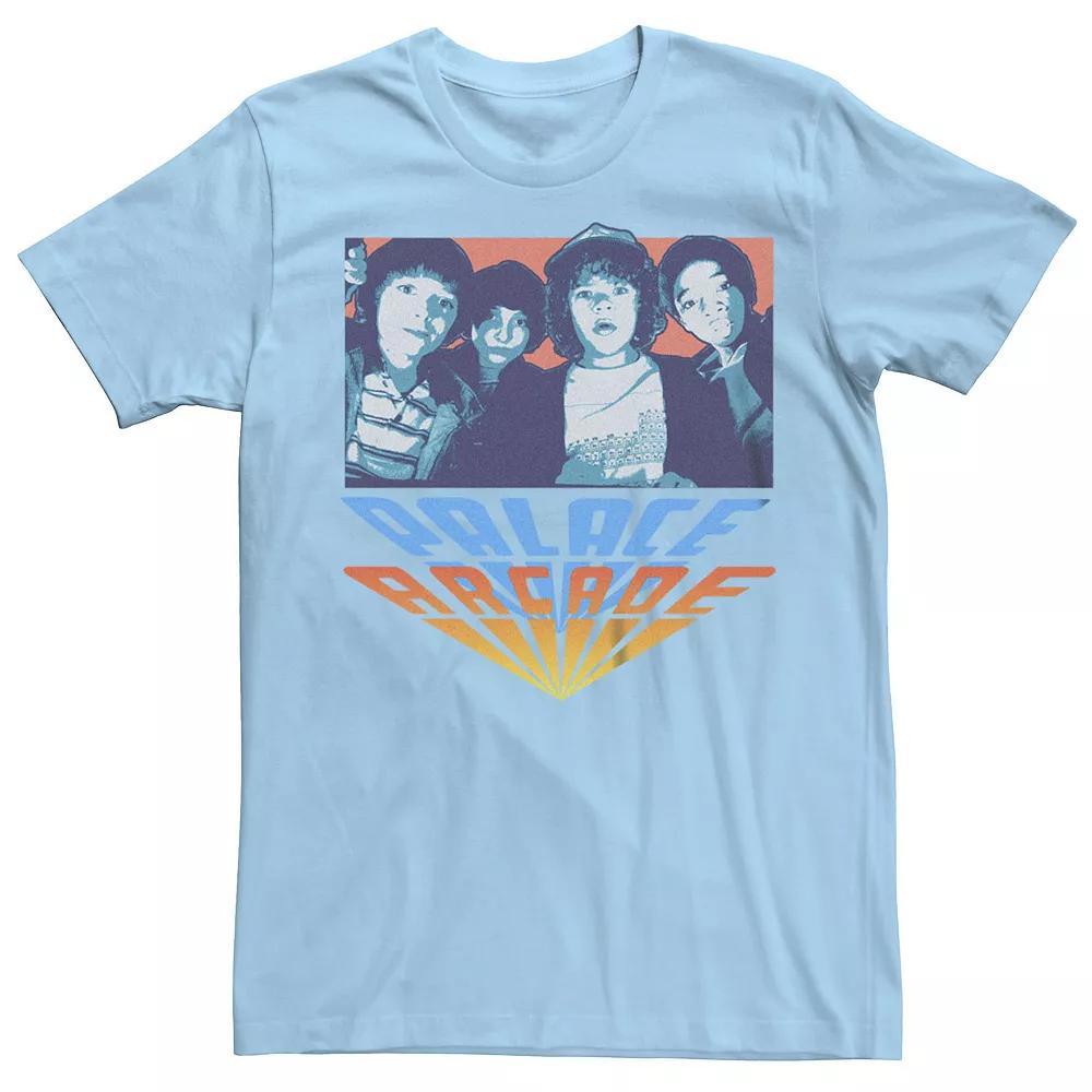 Men's Stranger Things Arcade Palace Gang Graphic Tee, Size: XXL, Light Blue Product Image