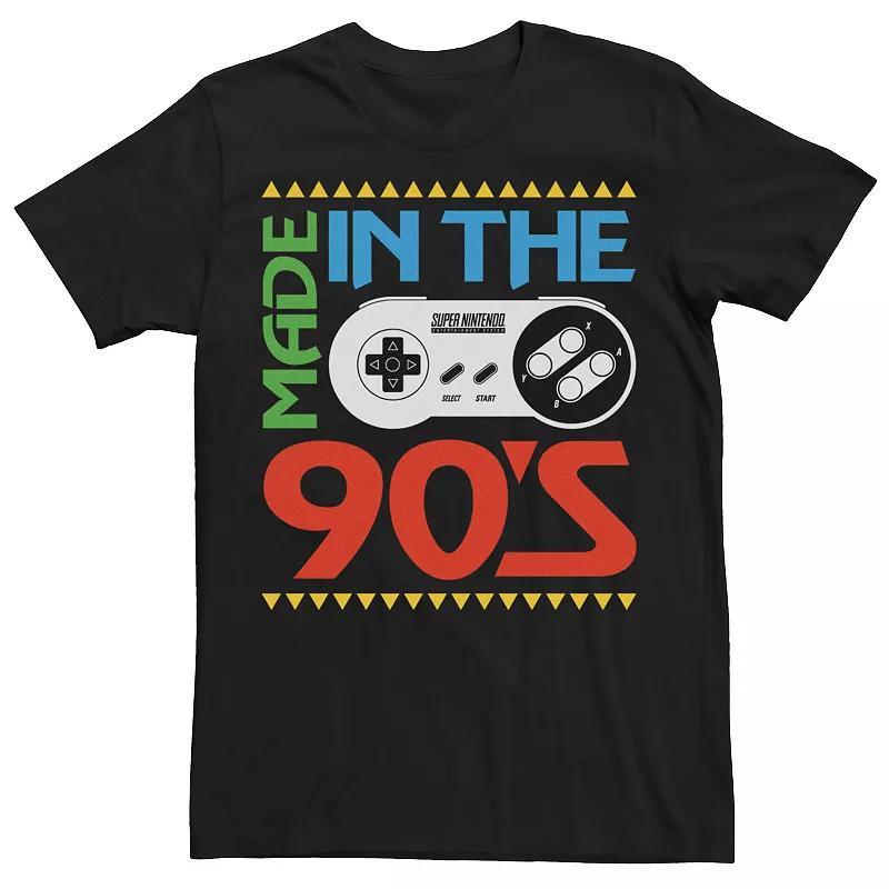 Men's Nintendo Controller Made In The 90's Tee, Size: XL, Black Product Image