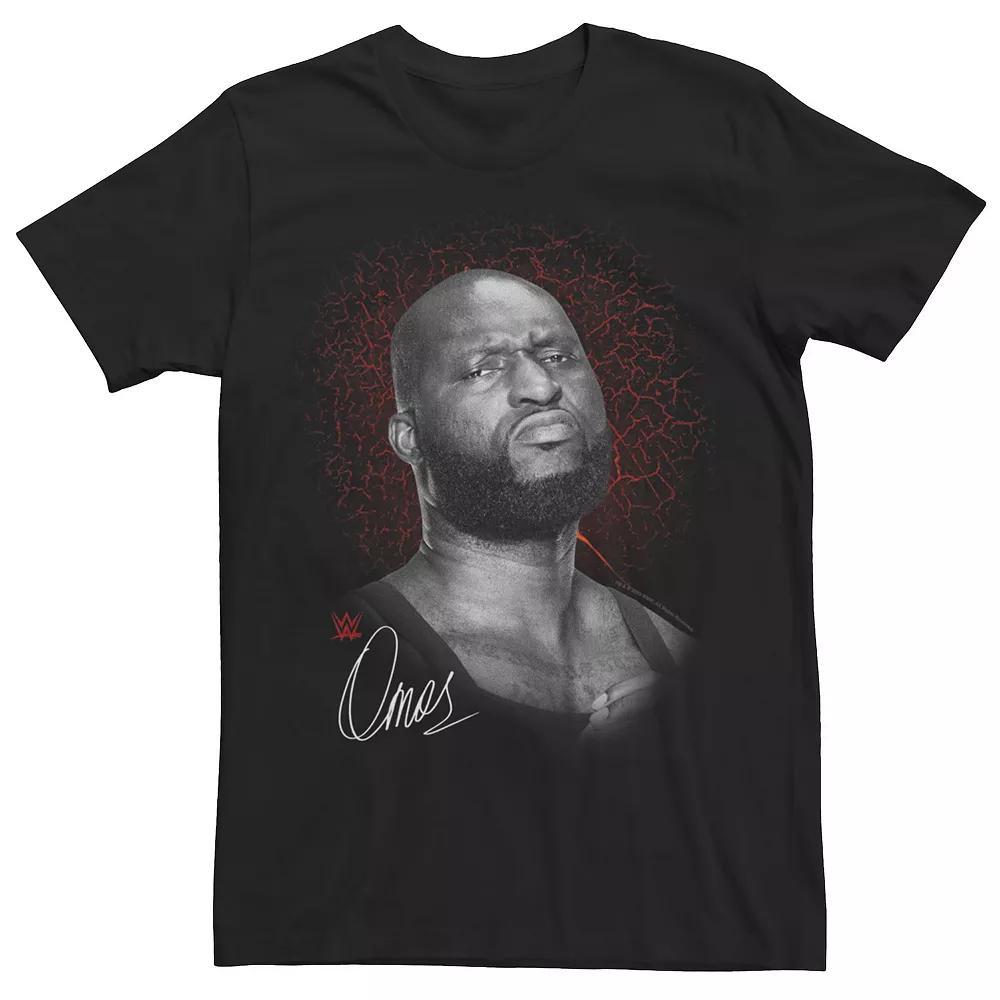 Men's WWE Mean Omos Portrait Graphic Tee, Size: XXL, Black Product Image