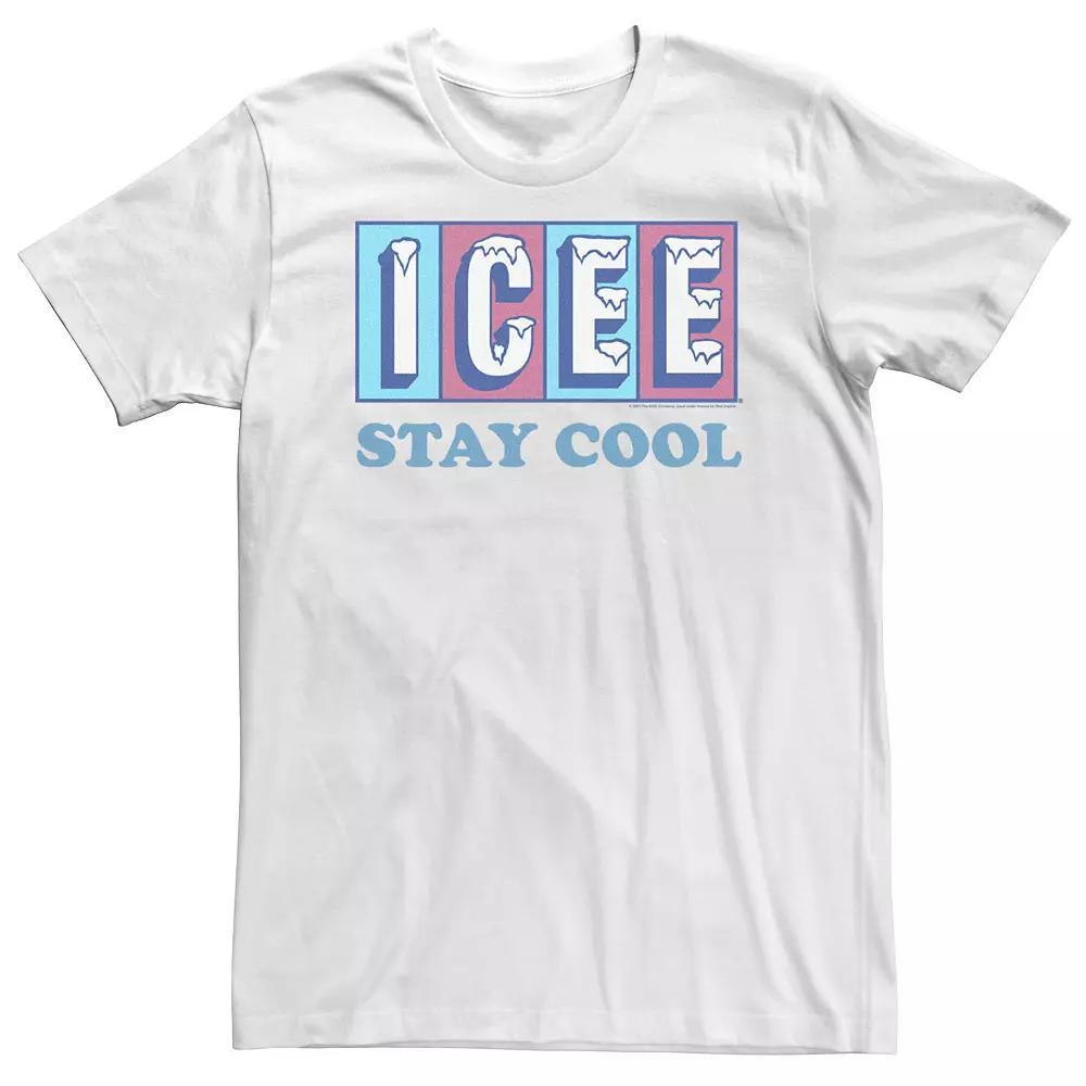 Big & Tall ICEE Stay Cool Retro Logo Tee, Men's, Size: XXL Tall, White Product Image
