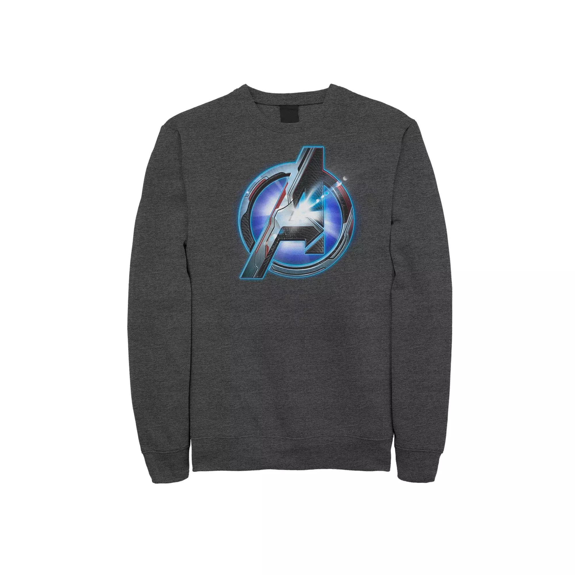 Men's Marvel Avengers Endgame Tech Logo Sweatshirt, Size: XXL, Grey Heather Product Image