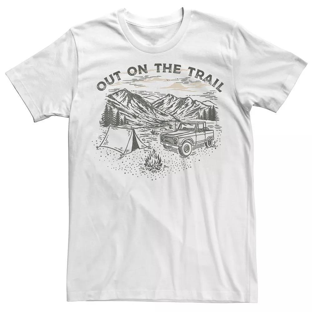 Men's Out On The Trail Tonal Portrait Tee, Size: Small, White Product Image