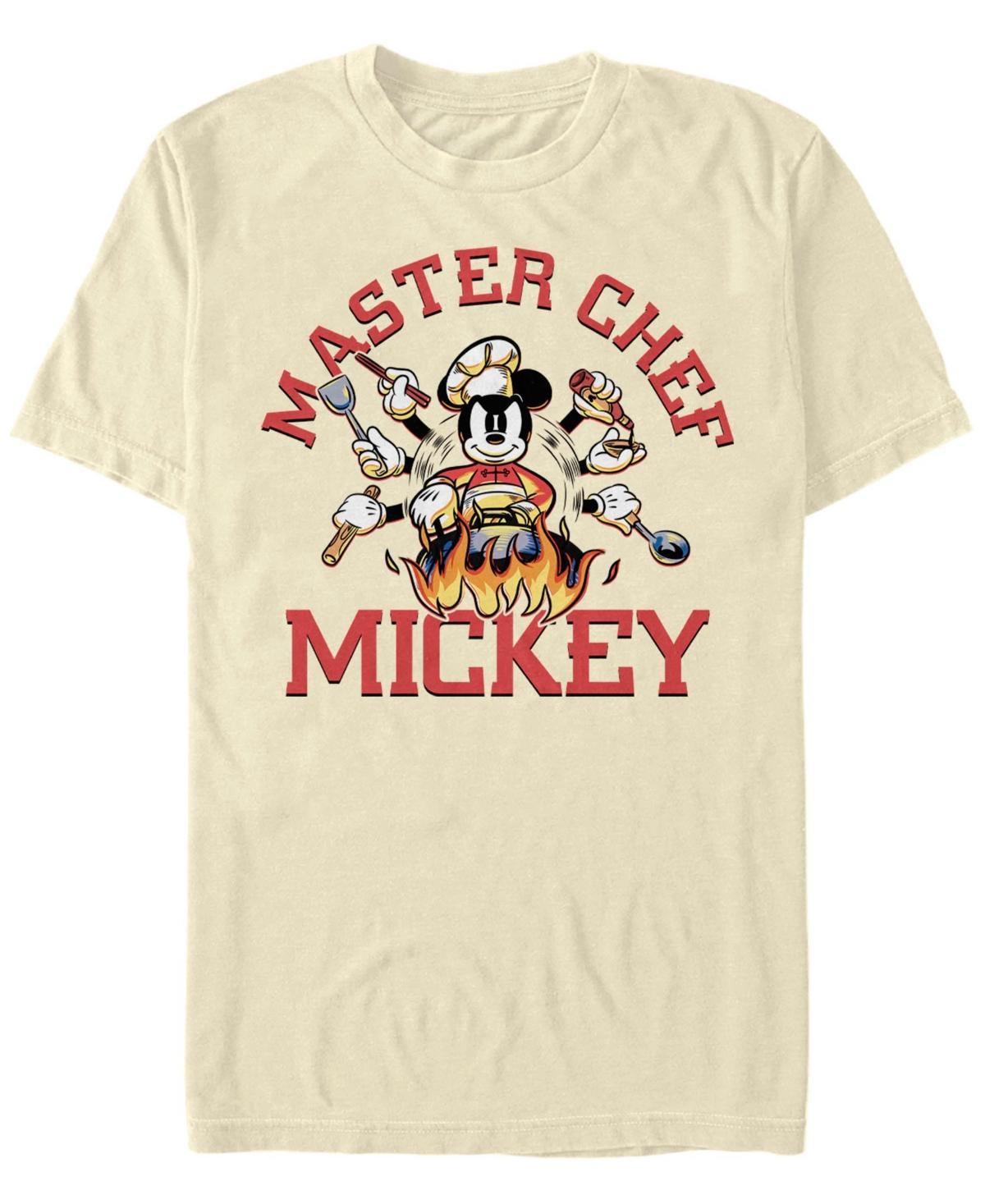 Disney's Mickey & Friends Master Chef Mickey Men's Tee, Size: 3XL, Natural Product Image