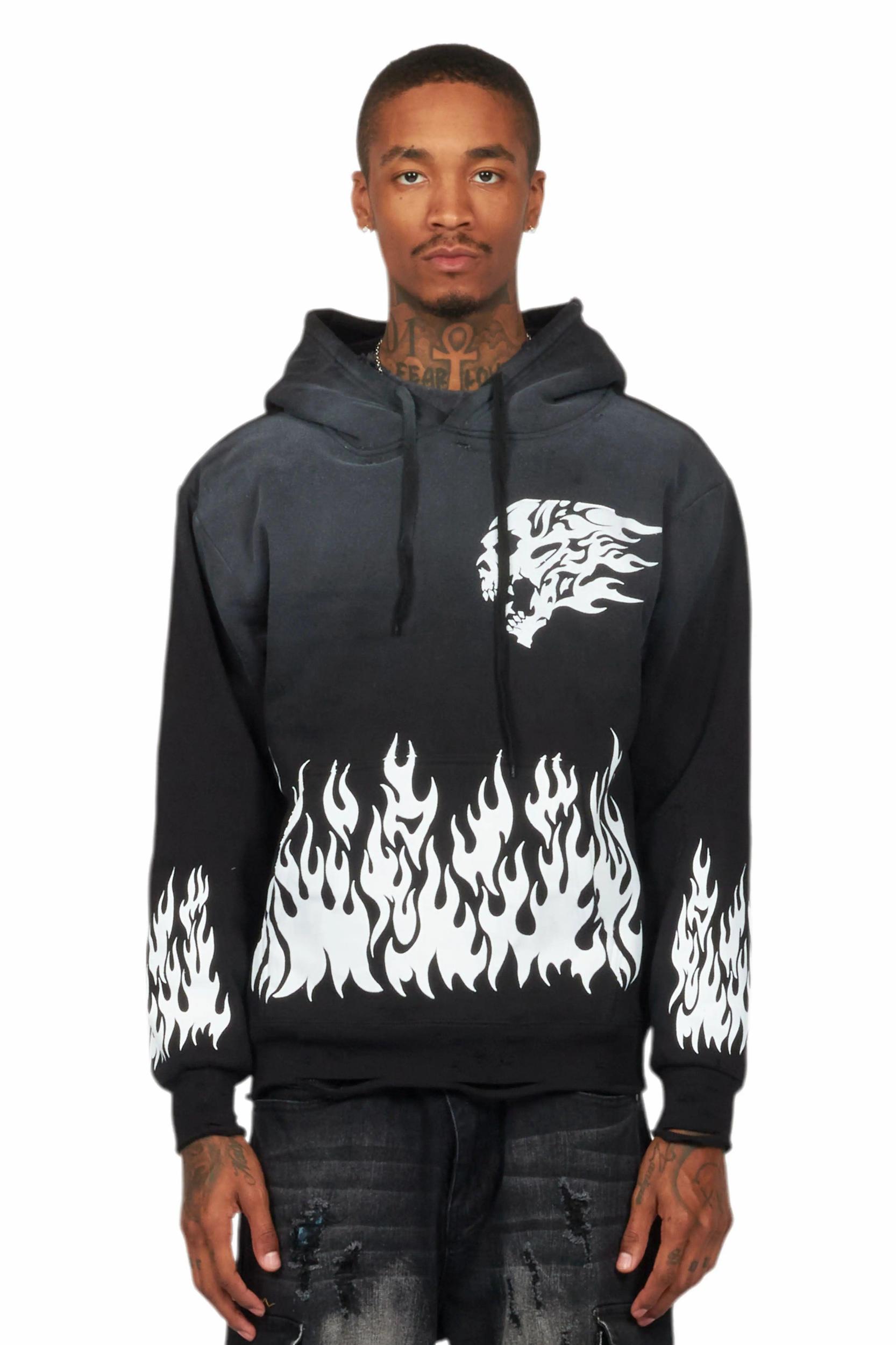 Arais Black Oversized Hoodie Female Product Image