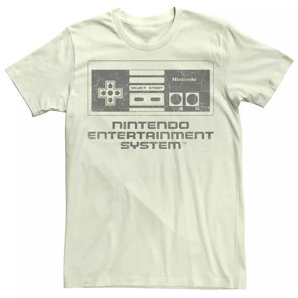 Men's Nintendo Entertainment System Simple Controller Tee, Size: Medium, Natural Product Image