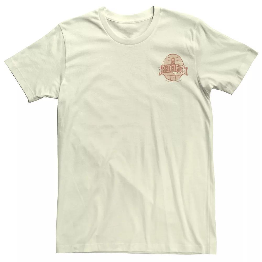 Men's Netflix Outer Banks Redfield Lighthouse Badge Tee, Size: Medium, Natural Product Image