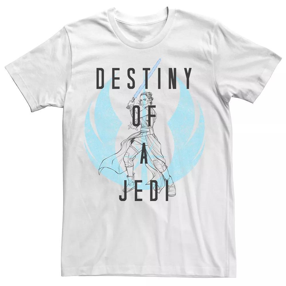 Men's Star Wars: The Rise Of Skywalker Rey Destiny Of A Jedi Tee, Size: XXL, Athletic Grey Product Image