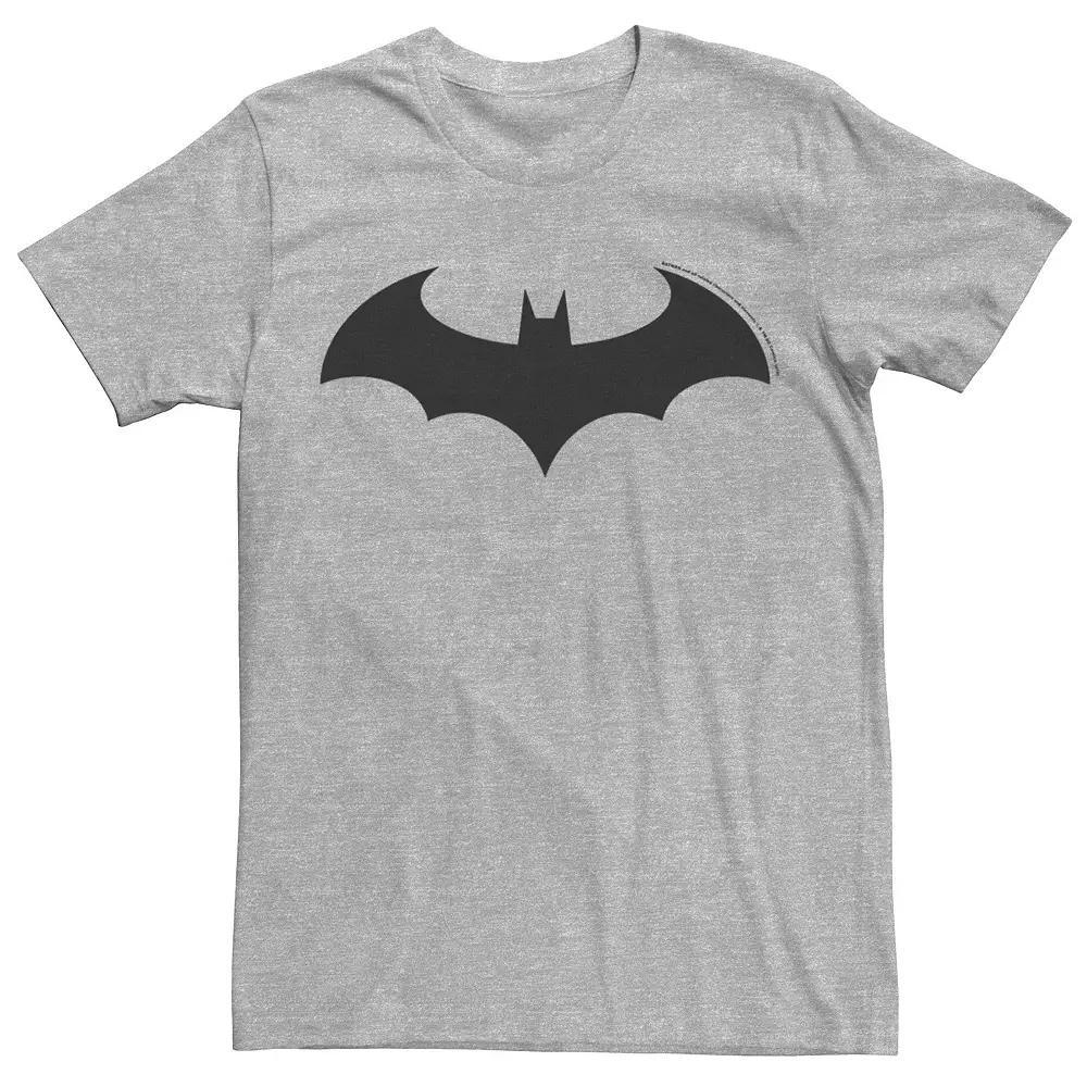 Men's DC Comics Batman Simple Bat Logo Tee, Size: XL, Athletic Grey Product Image