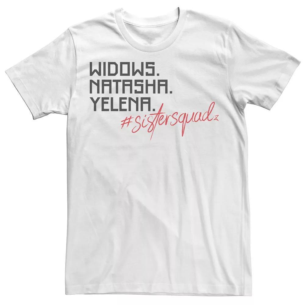 Men's Marvel Black Widow Natasha Yelena Sister Squad Tee, Size: XL, White Product Image