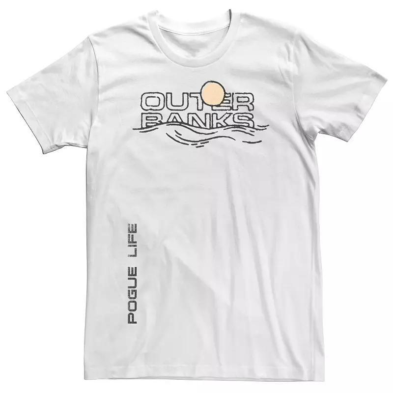 Men's Outer Banks Sea And Sun Logo Graphic Tee, Size: XL, White Product Image