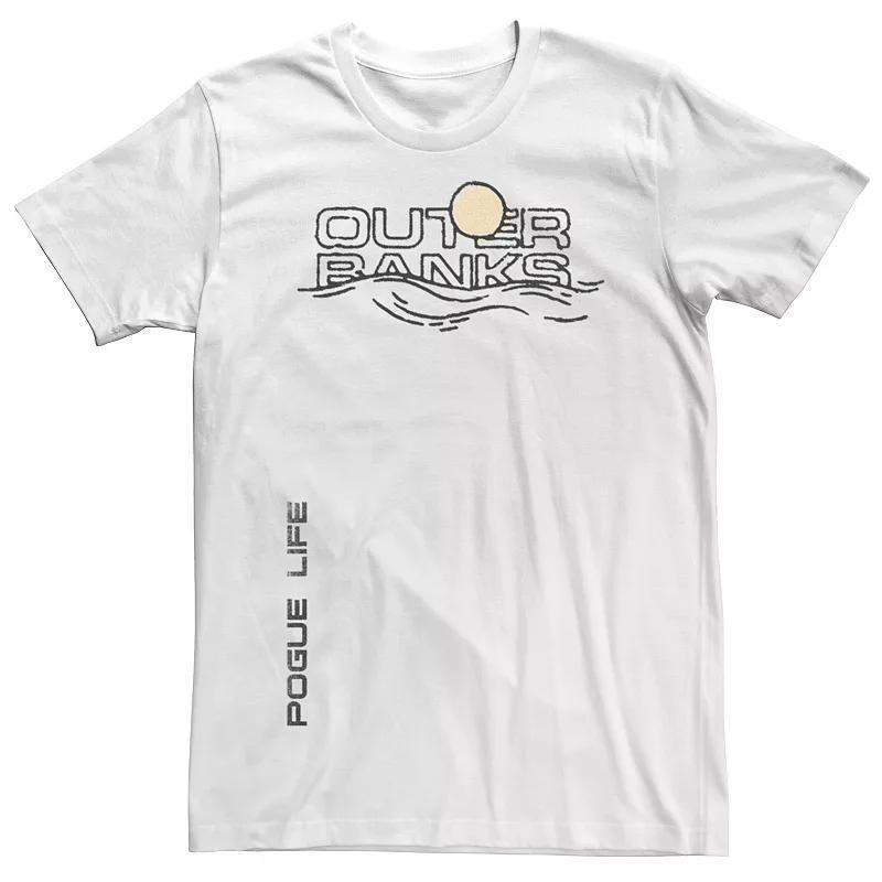 Men's Outer Banks Sea And Sun Logo Graphic Tee, Size: XL, White Product Image