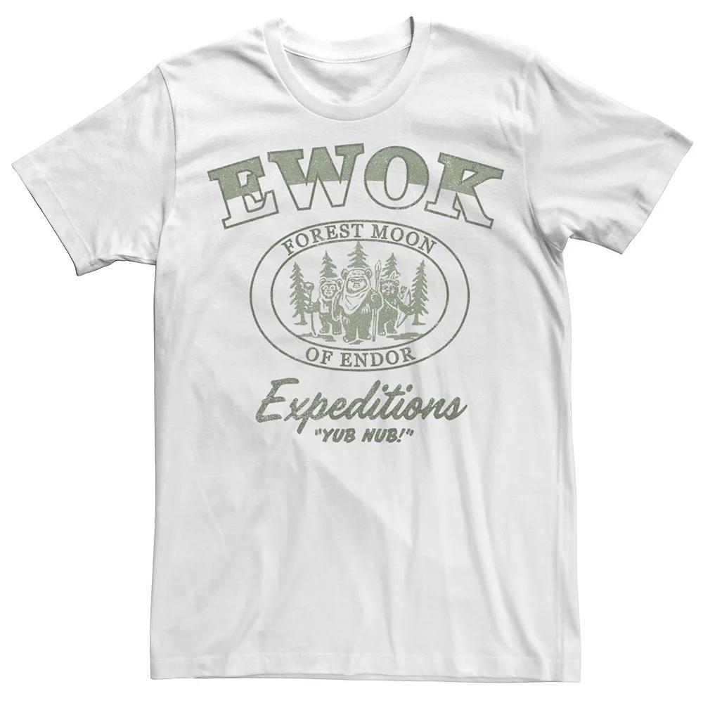 Men's Star Wars Ewok Expedition Badge Tee, Size: XXL, White Product Image