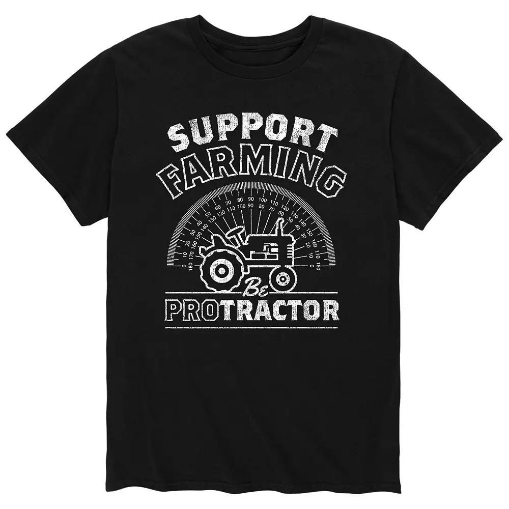 Mens Support Farming Be Protractor Tee Product Image
