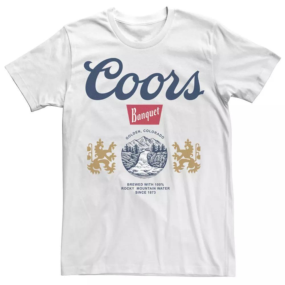 Big & Tall Miller Coors Golden Coors COlorado Banquet Picture Tee, Men's, Size: 5XL, White Product Image