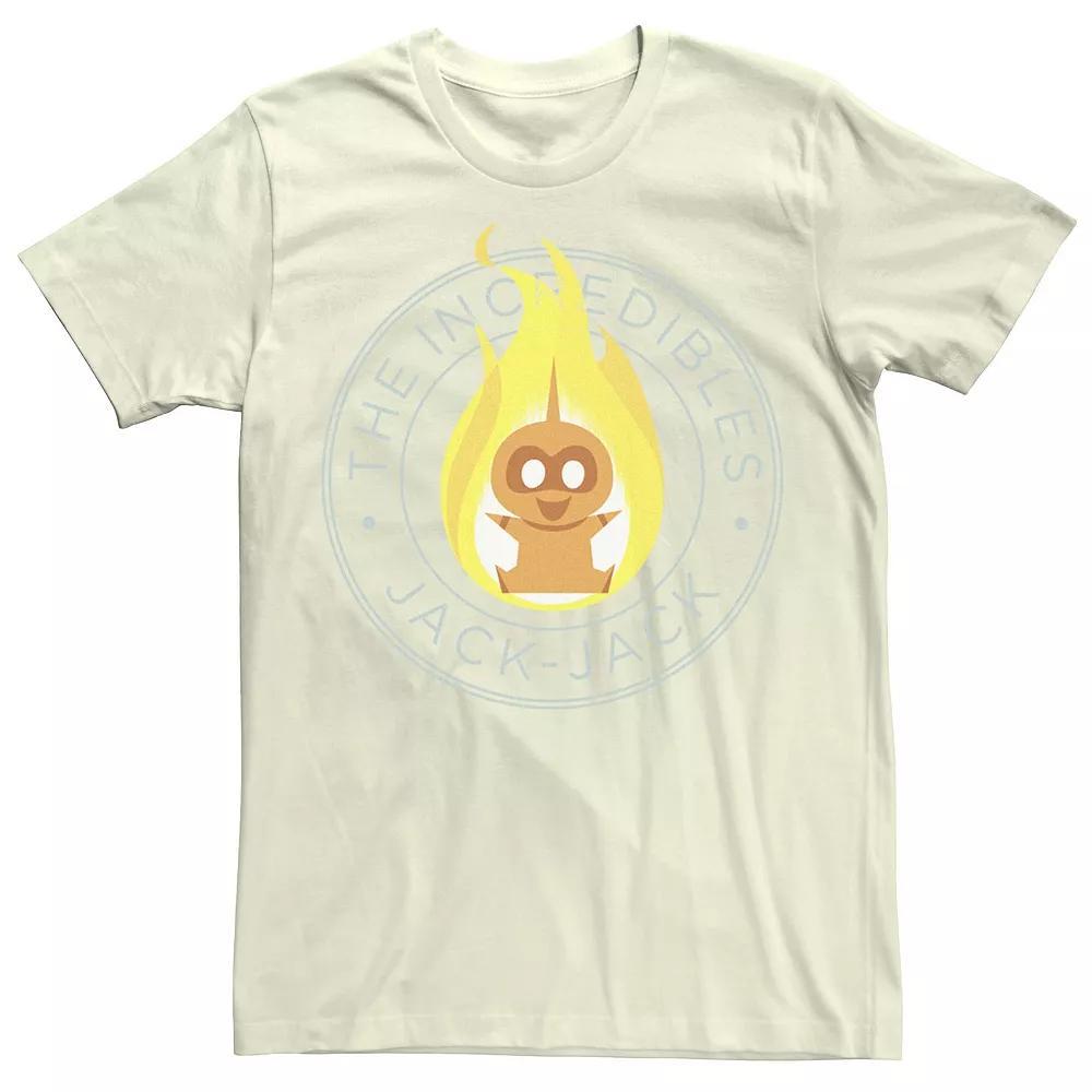 Disney / Pixar's The Incredibles 2 Jack Men's Emblem Tee, Size: Medium, Natural Product Image