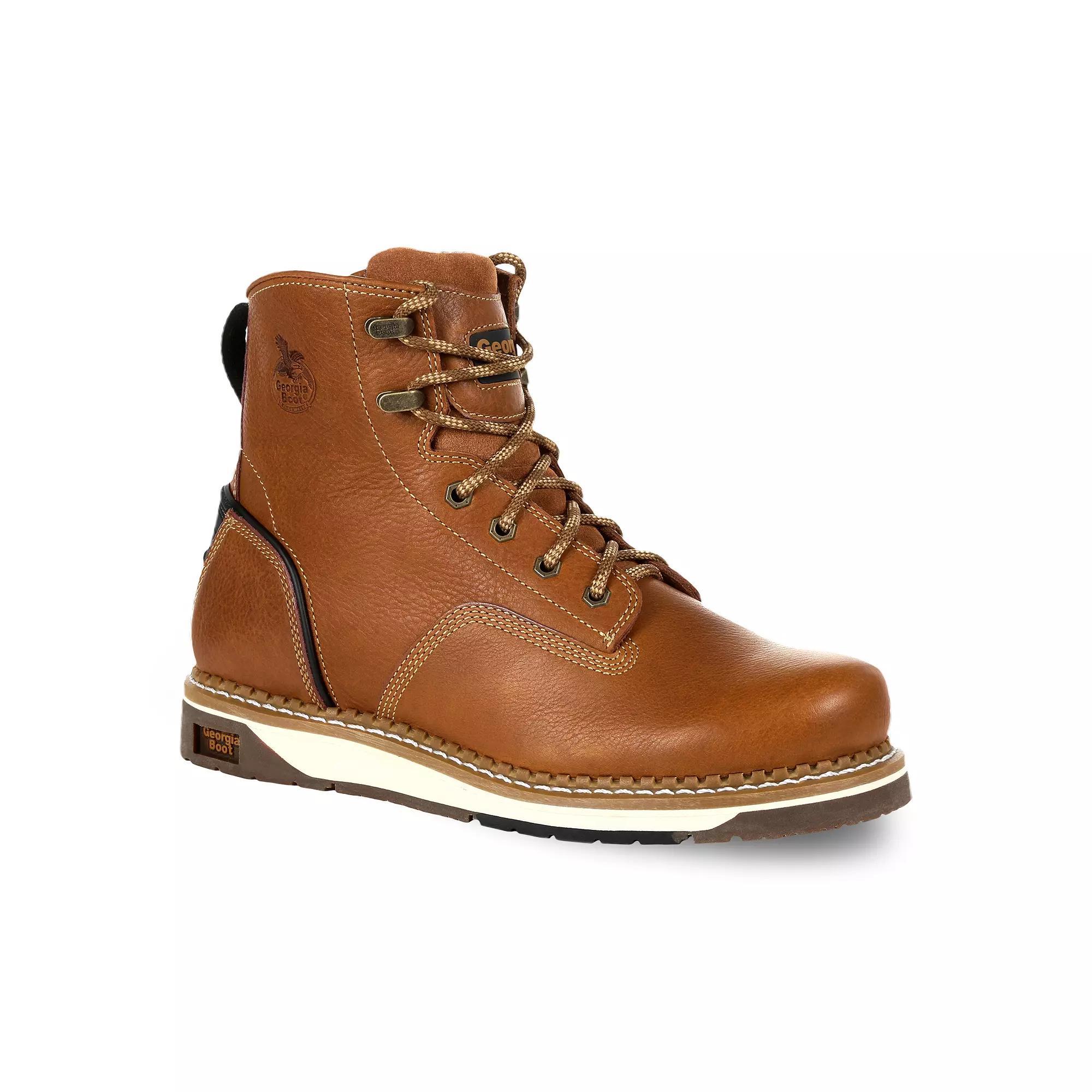 Georgia Boots AMP LT Mens Wedge Ankle Work Boots Product Image