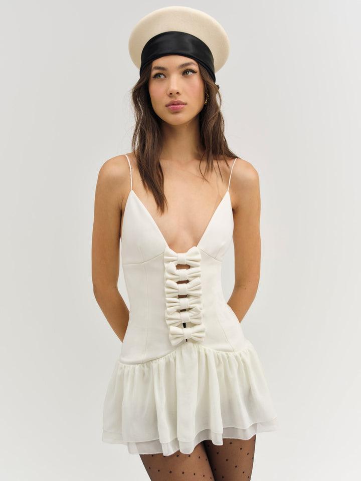 Josie Micro Mini Dress — Ivory Product Image