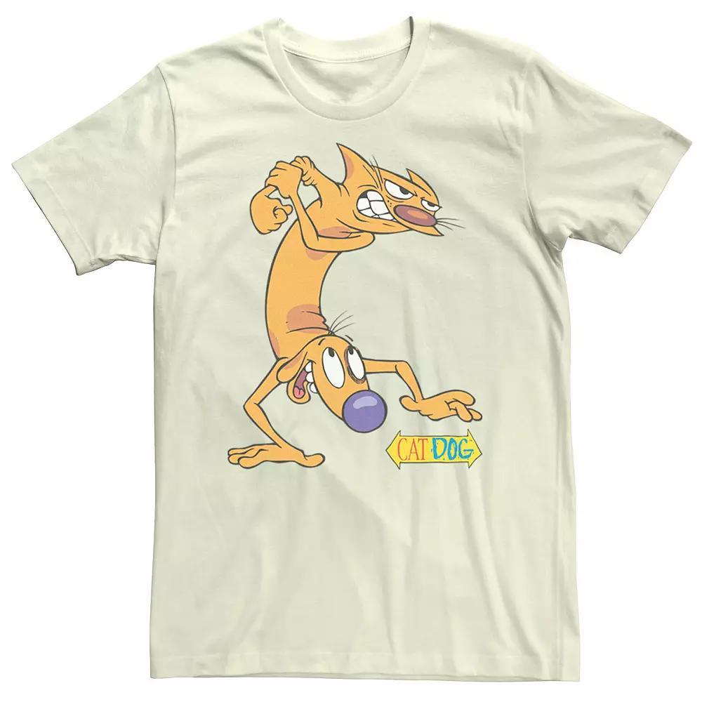 Men's Nickelodeon CatDog Tough Guys Tee, Size: 3XL, Natural Product Image