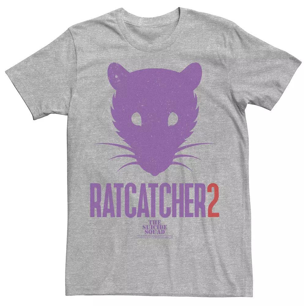 Men's The Suicide Squad Ratcatcher 2 Logo Tee, Size: Medium, Athletic Grey Product Image