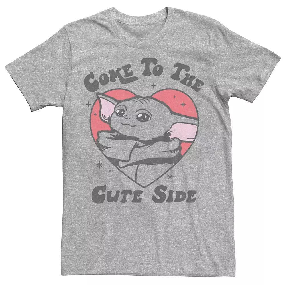 Men's Star Wars Cute Side Hearts Tee, Size: Small, Athletic Grey Product Image