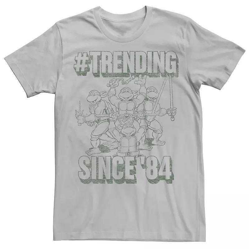 Men's Teenage Mutant Ninja Turtles Trending Since '84 Graphic Tee, Size: XS, Silver Product Image