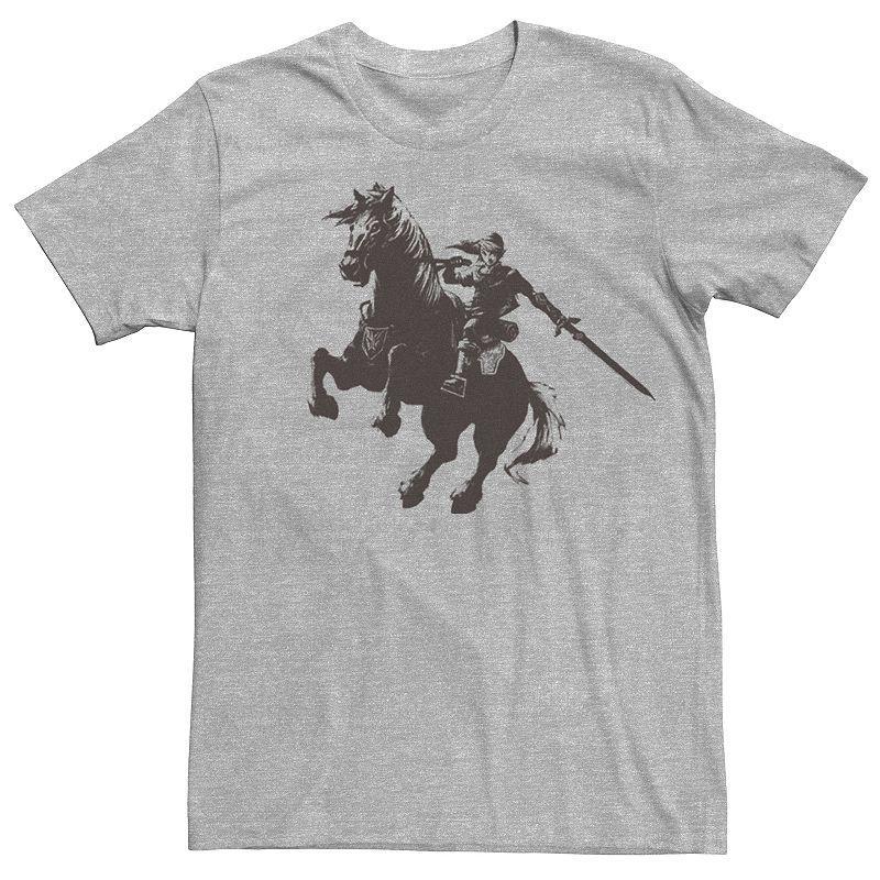 Men's Legend of Zelda Epona Tee, Size: XXL, Athletic Grey Product Image