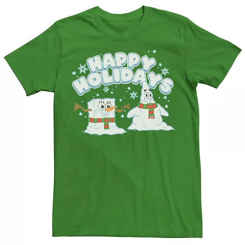 Men's Spongebob Squarepants Patrick Snowmen Tee, Size: Small, Royal Product Image