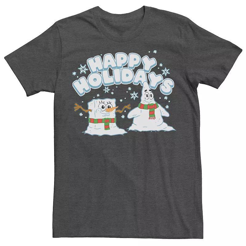 Men's Spongebob Squarepants Patrick Snowmen Tee, Size: Small, Royal Product Image