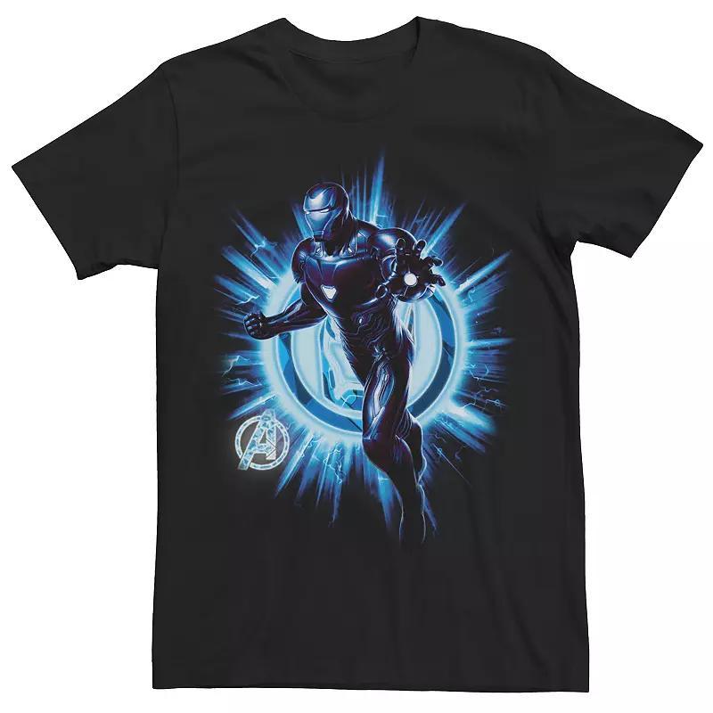 Boys 8-20 Marvel Avengers Endgame Iron Man Burst Graphic Tee, Boy's, Size: Large, Black Product Image