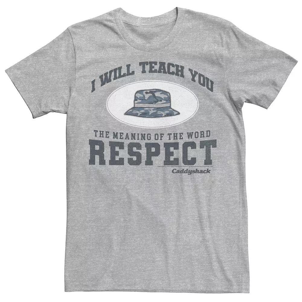 Men's Caddyshack Meaning Of Respect Movie Quote Tee, Size: XXL, Athletic Grey Product Image