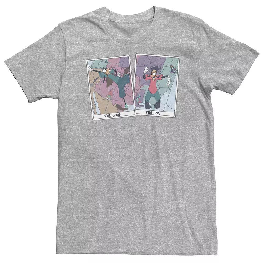 Big & Tall Disney A Goofy Movie The Goof The Son Cards Tee, Men's, Size: XXL Tall, Athletic Grey Product Image