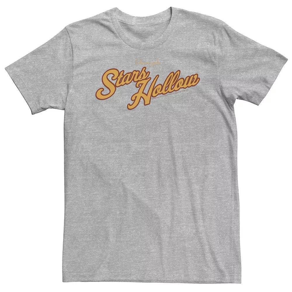 Big & Tall Gilmore Girls Stars Hollow Logo Tee, Men's, Size: 2XLT, Athletic Grey Product Image