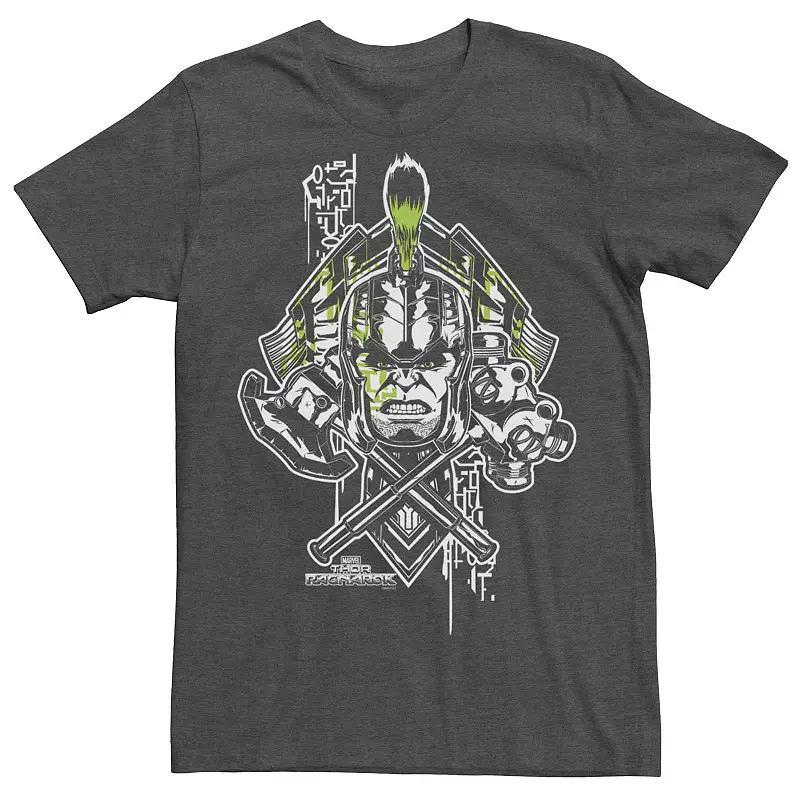 Mens Marvel Hulk Angry Warrior Graphic Tee Grey Heather Product Image