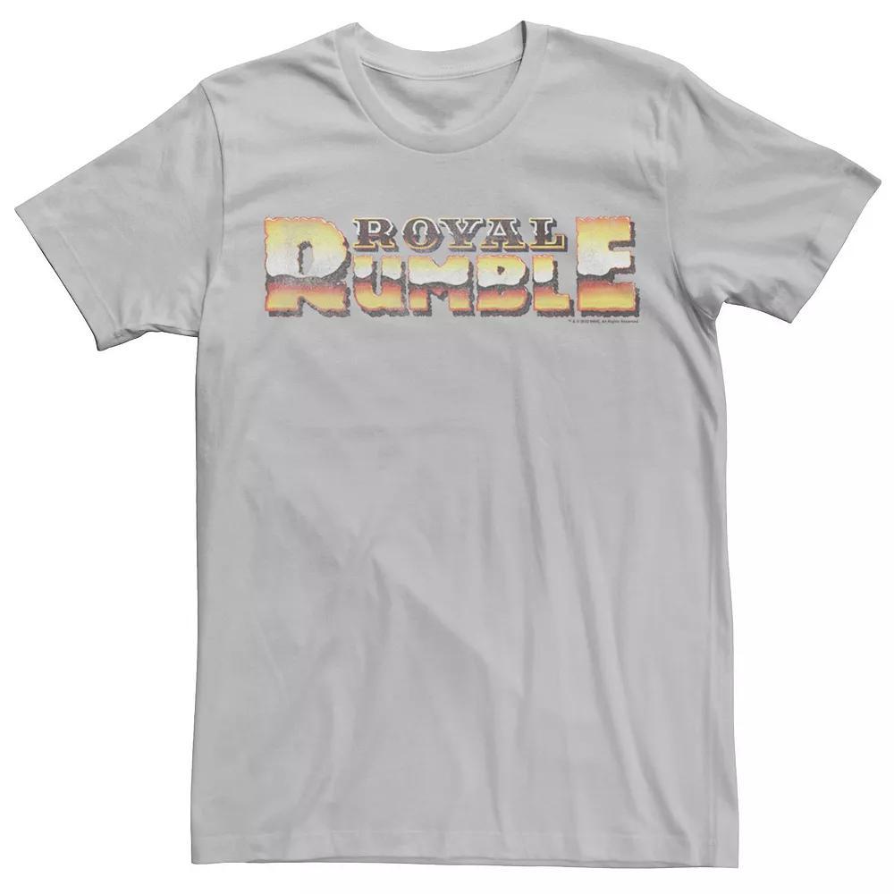 Men's WWE Royal Rumble Golden Typography Tee, Size: Medium, Silver Product Image