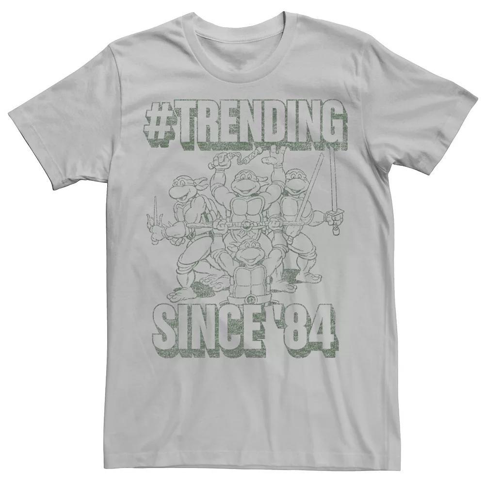 Men's Teenage Mutant Ninja Turtles Trending Since '84 Graphic Tee, Size: XS, Silver Product Image