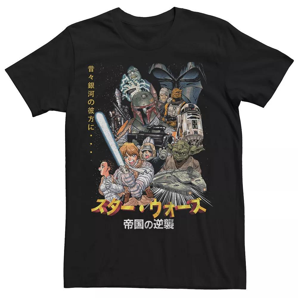 Men's Star Wars Manga Poster Tee, Size: Medium, Black Product Image