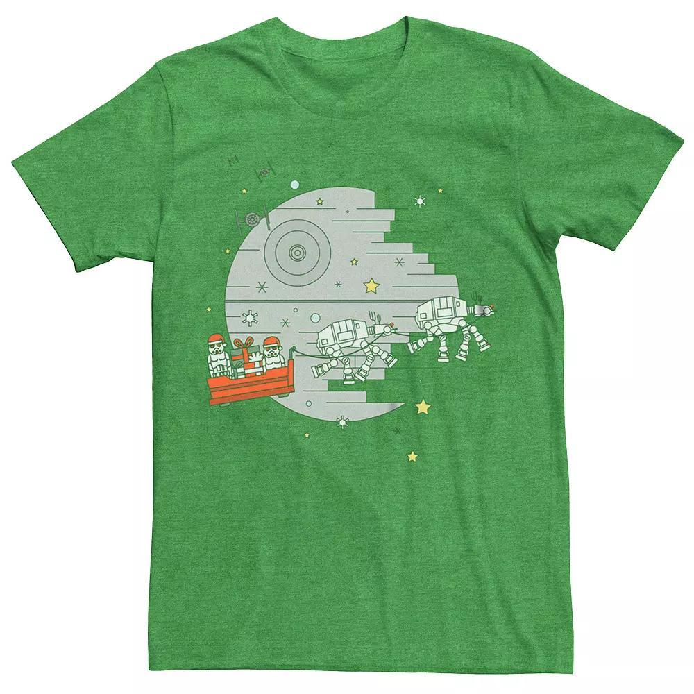 Big & Tall Outer Banks The Wreck Restaurant Ship Logo Tee, Men's, Size: 4XLT, Navy Grey Product Image