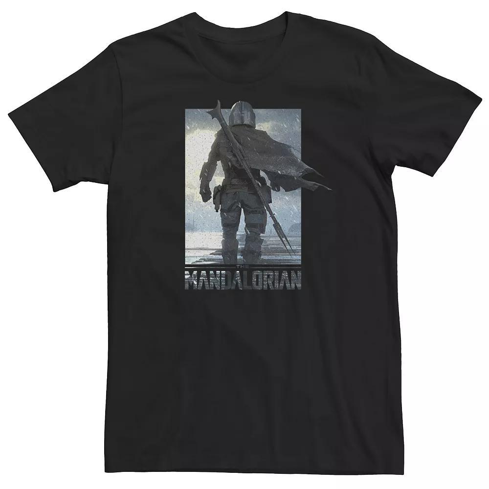Men's Star Wars Space Battle Line Art Logo Tee, Size: Small, Blue Product Image