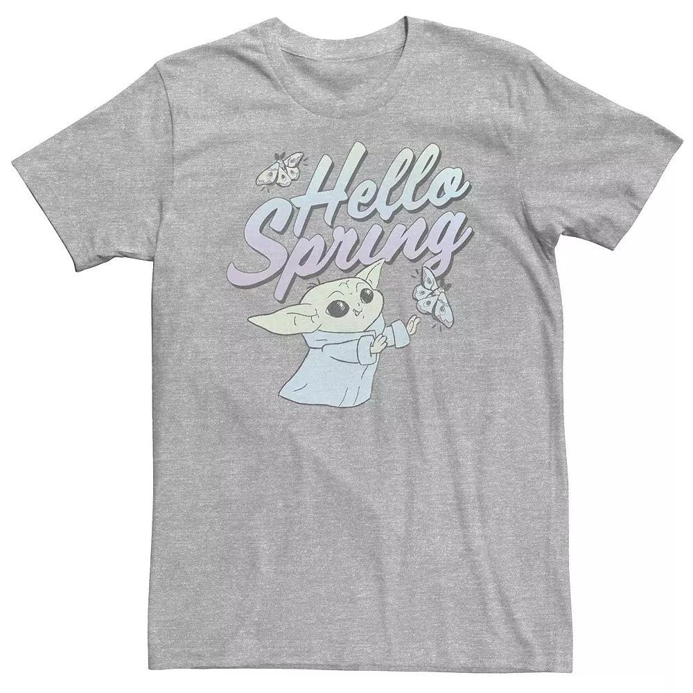 Big & Tall Star Wars: The Mandalorian Hello Spring Tee, Men's, Size: 5XL, White Product Image