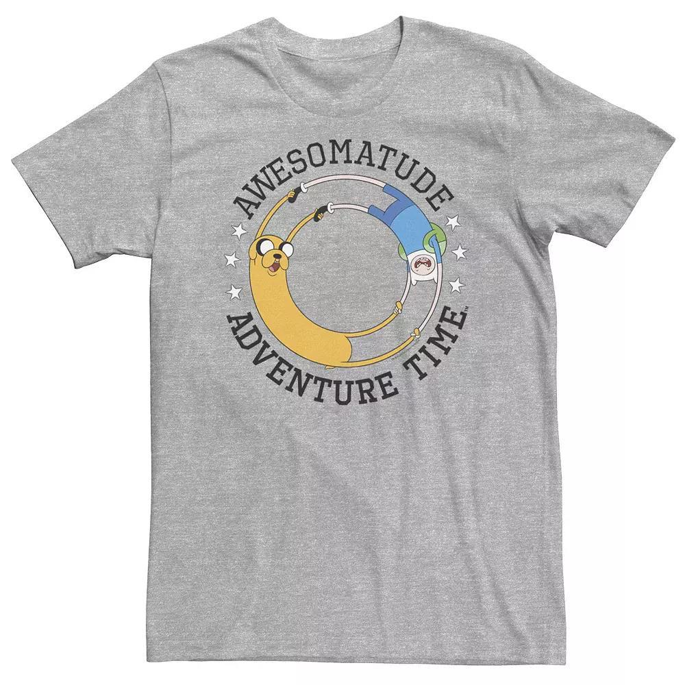 Big & Tall Marvel Avengers Strikethrough Text Tee, Men's, Size: 3XL, Athletic Grey Product Image