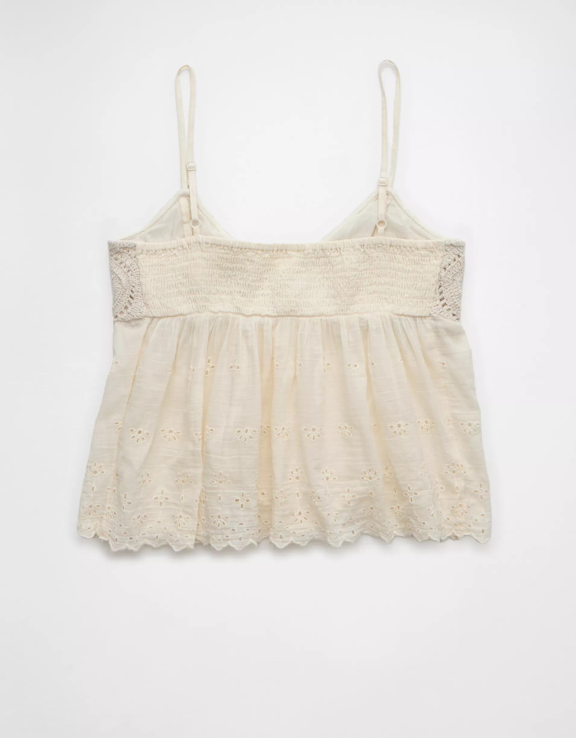 AE Crochet Eyelet Cami Product Image
