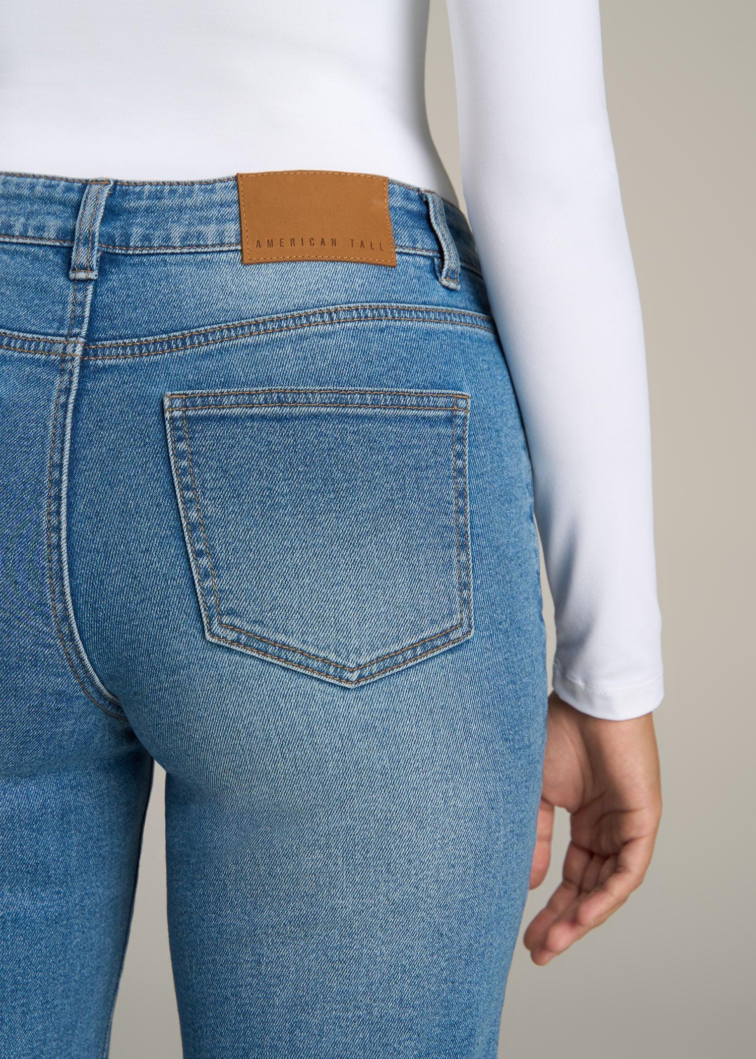 Harper High Rise Straight Stretch Tall Women's Jeans in Colorado Blue Product Image