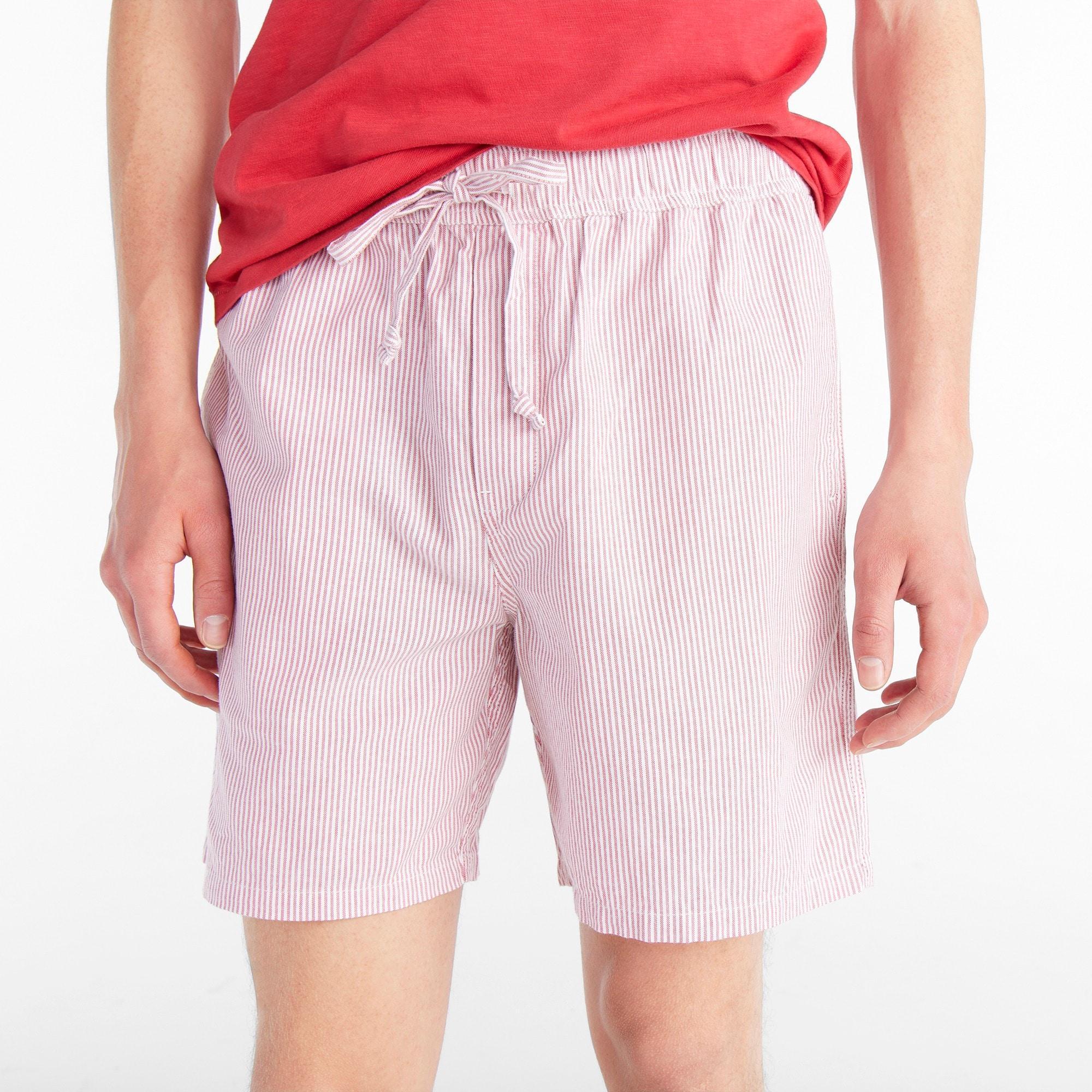 7" pajama short in Broken-in organic cotton oxford Product Image