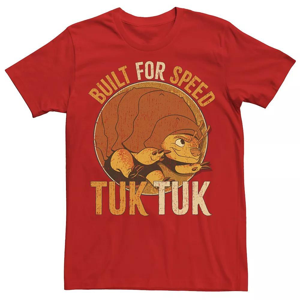 Disney's Raya And The Last Dragon Tuk Tuk Built For Speed C1 Men's Tee, Size: Large, Red Product Image