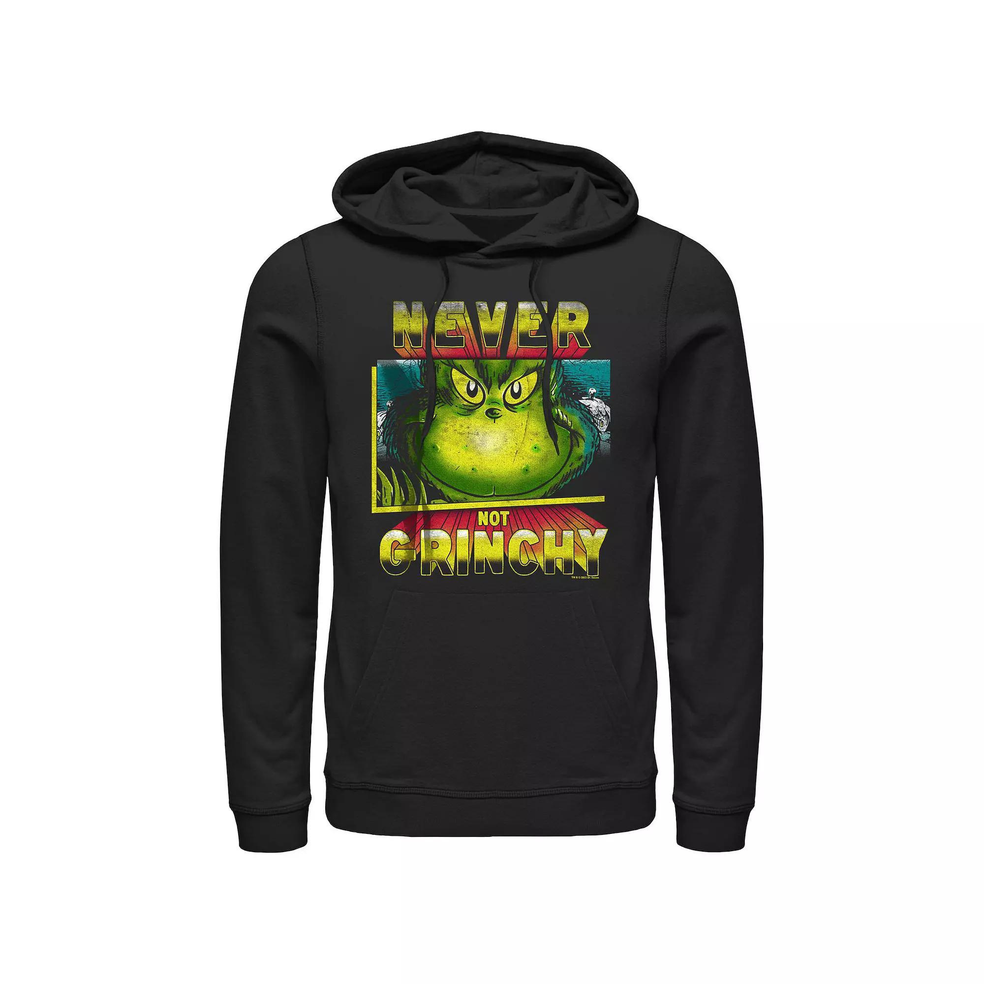 Big & Tall Dr. Seuss Never Not Grinchy Graphic Hoodie, Men's, Size: Large, Black Product Image