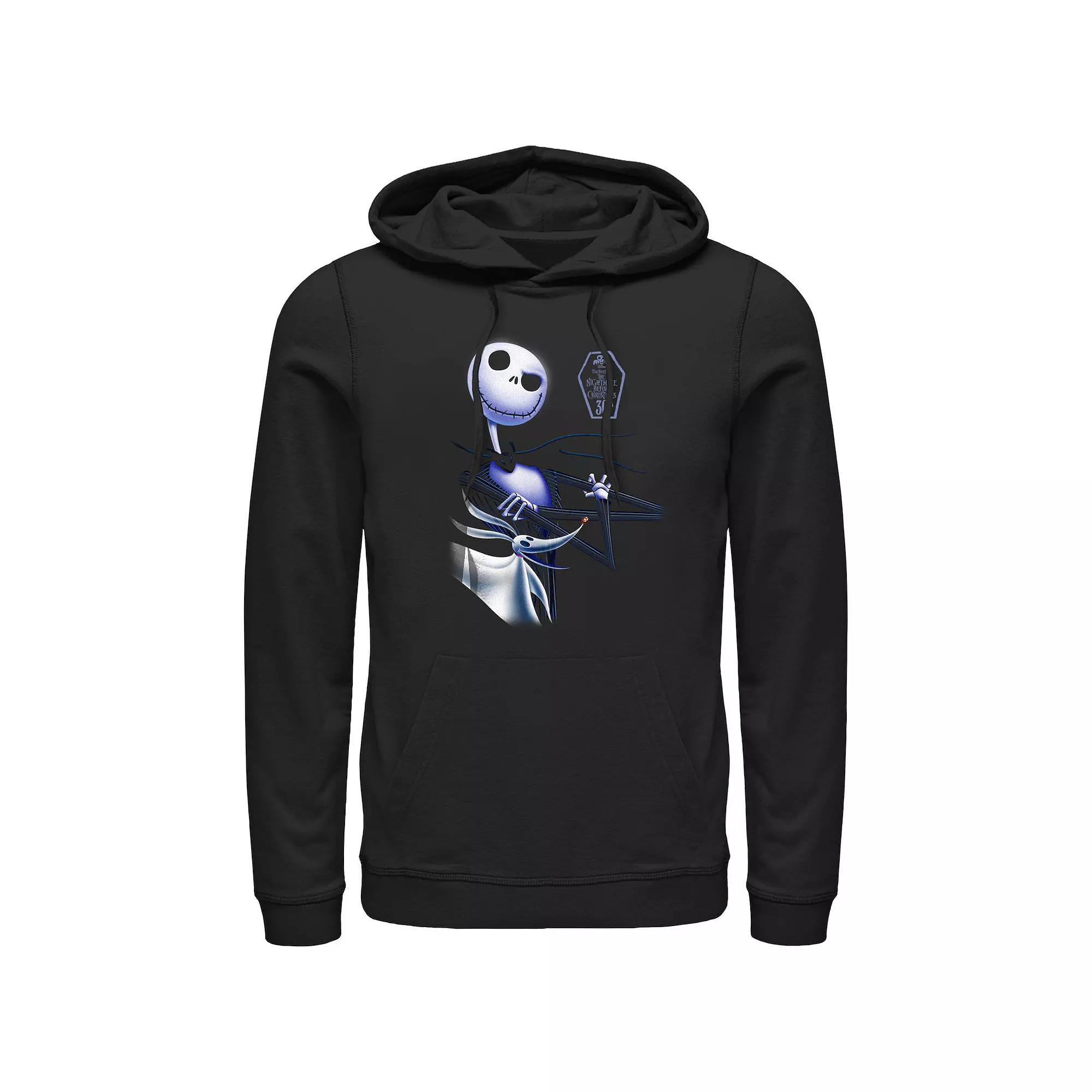 Disney's The Nightmare Before Christmas 30th Men's Graphic Hoodie, Size: Medium, Black Product Image