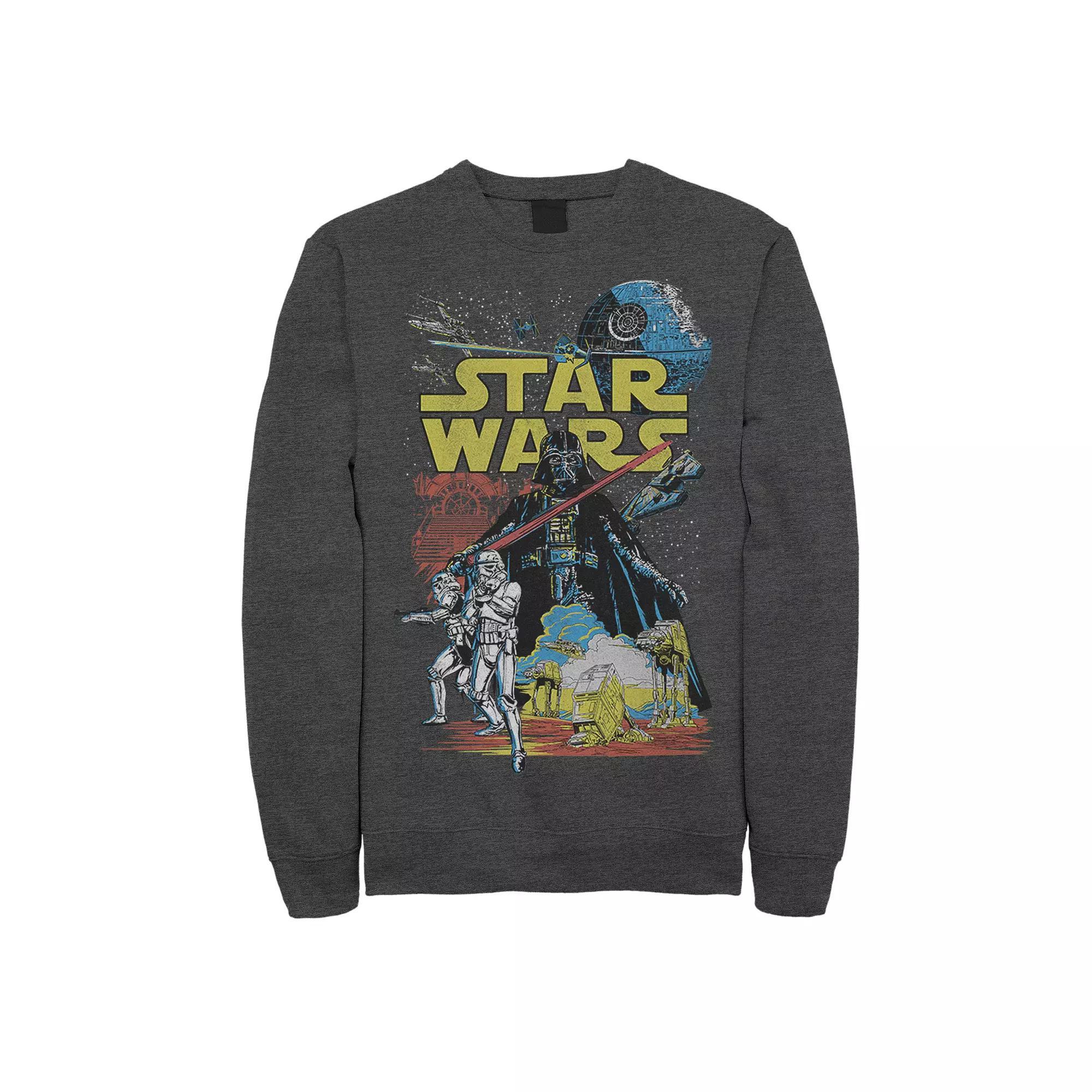 Men's Star Wars Rebel Classic Sweatshirt, Size: Small, Grey Heather Product Image