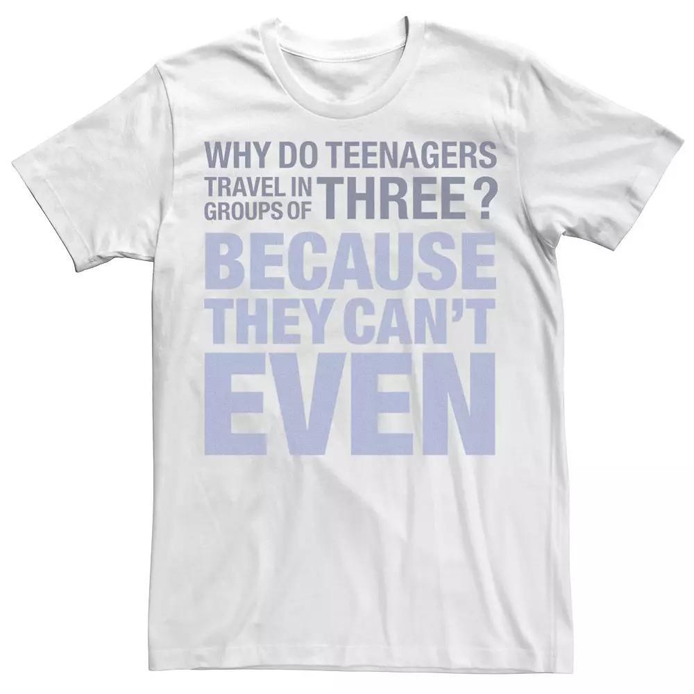 Men's Teenagers Humorous Tee, Size: Medium, White Product Image