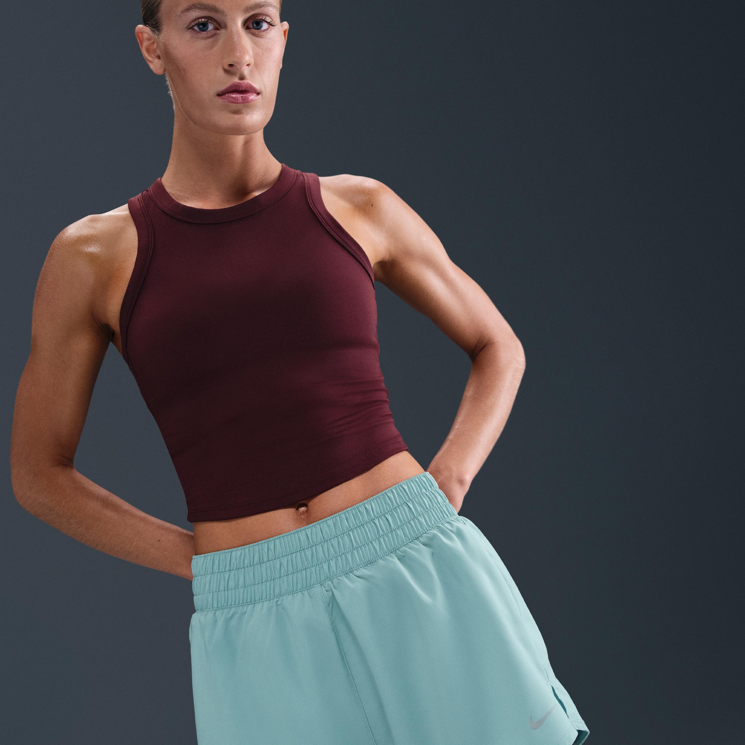 Nike Women's One Dri-FIT High-Waisted 3" 2-in-1 Shorts Product Image